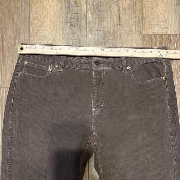 VTG 90s Y2K Polo Ralph Lauren Jeans Co Corduroy Bootcut Pants Brown 14x32 USA - Picture 7 of 8